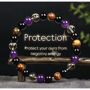 NWT Protect Your Aura From Negative Energy Bracelet - Mens, Womens, Kids, Unisex